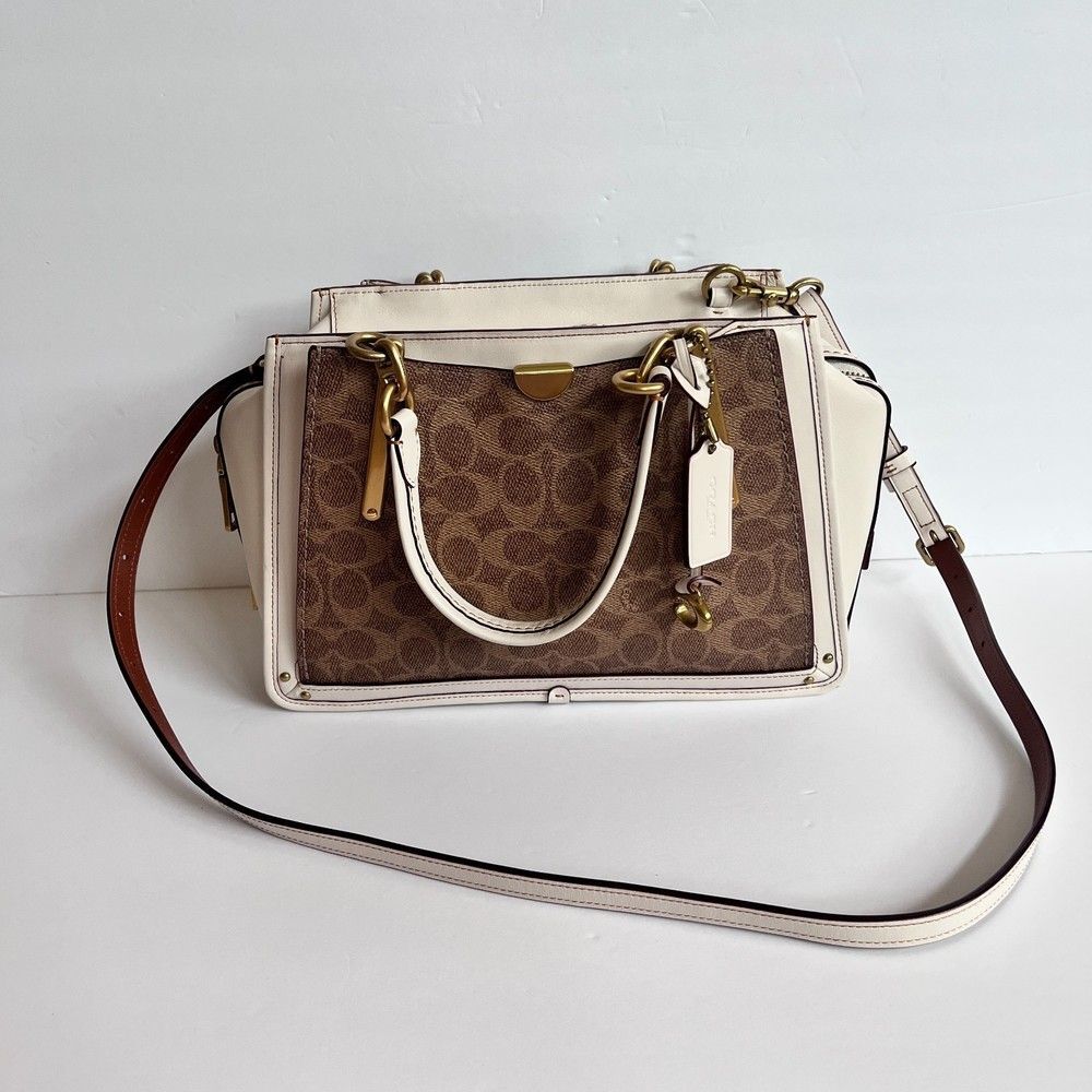 Coach Dreamer Chalk Signature Crossbody Tote Bag … - image 3